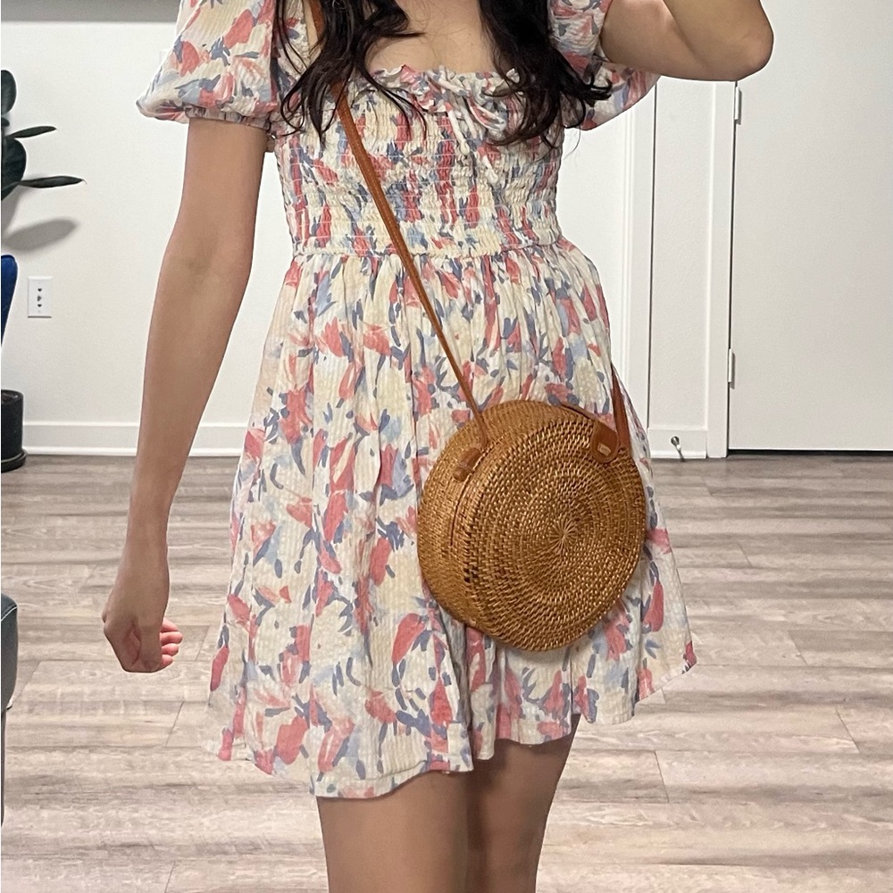 Round shape Ratan bag from Bali, Indonesia